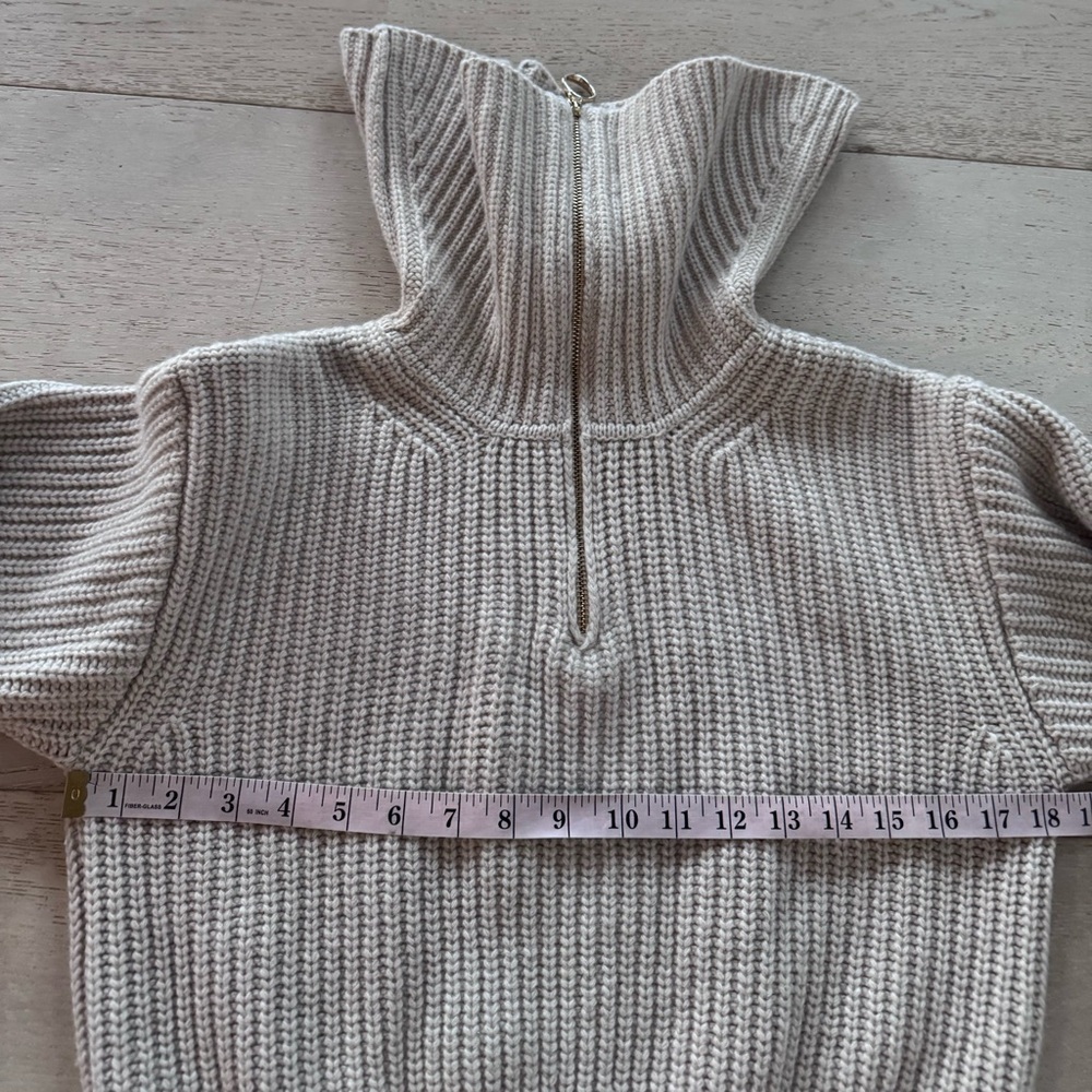 Sandro Paris Emmanuel Zip Up Jumper wool blend - Picture 7 of 11